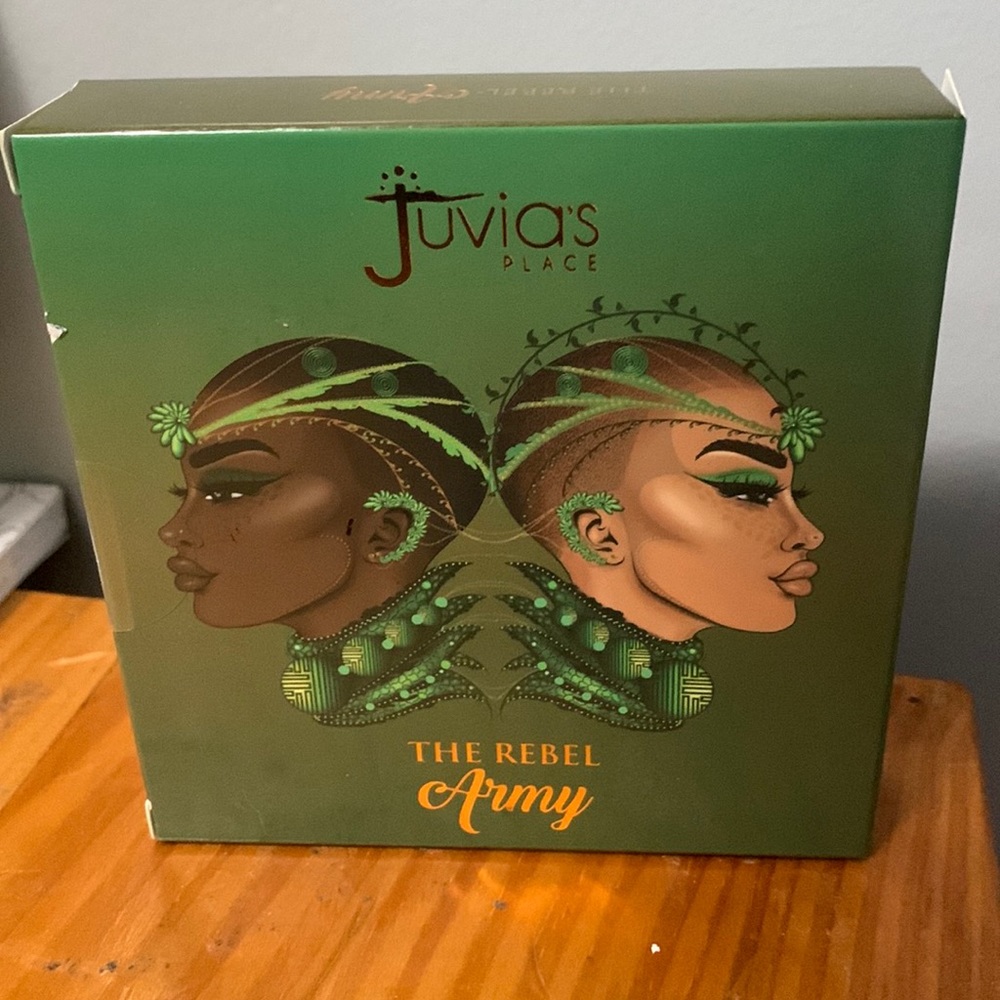 Juvias Place The Rebel Army eyeshadow palette. Never used. Still boxed.